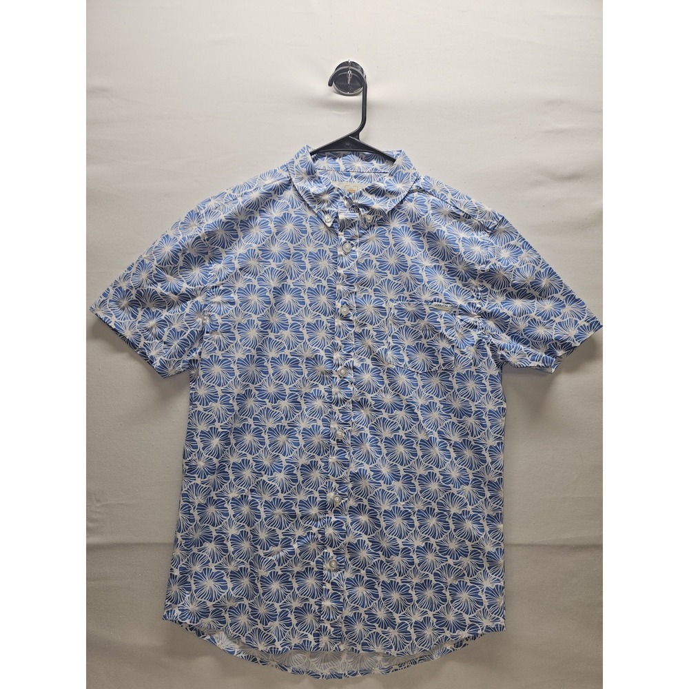 Laguna Tech Stretch Tropical Floral Print‎ Button Down Size S NWT Coastal
